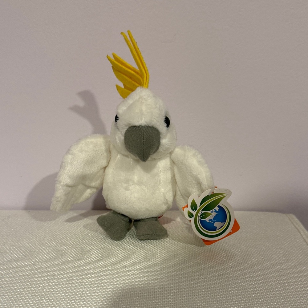 3 / $30 NWT Wild Republic Cockatoo Plush Mini Size